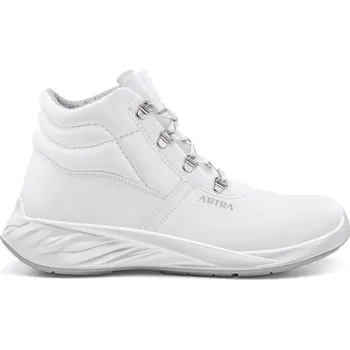 Pracovní obuv ARTRA Obuv ARAUKAN 9403 1010 S2, bílá, kotník s komp. špicí ARAUKAN 9403 1010 S2/41 Bílá 41