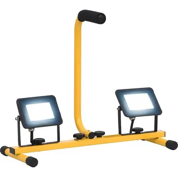 LED reflektor s rukojetí 2 x 20 W studené bílé světlo IM_149649