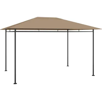 Zahradní altán Altán 384x281x270 cm taupe 180 g/m² IM_313922