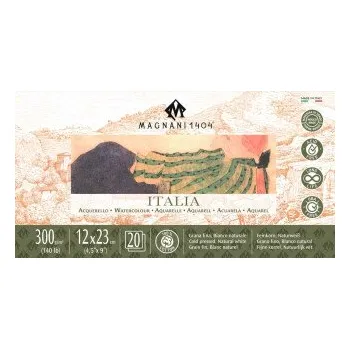 Blok Akvarelový blok Magnani Italia 12x23cm 300g 100% bavlna