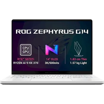 Notebook ASUS ROG Zephyrus G14 GA403WR-NEBULA112X Bílá