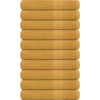 Utěrka Saunové osušky FROGN 10 ks zlaté 80x200 cm 360 g/m² IM_136817