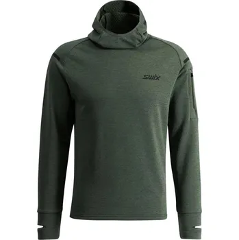 Pánská mikina Pánská mikina Swix Pace Midlayer Hooded Pine XXL