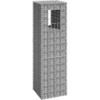 Plotový sloupek Gabionový sloupek 40 x 40 x 140 cm železo IM_151262