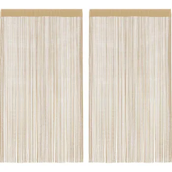 Záclona Provázkové záclony, 2 ks, 140x250 cm, béžová IM_132405
