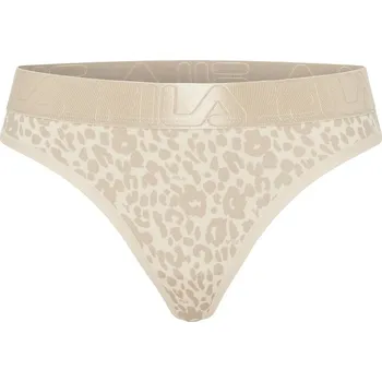 Dámské spodní prádlo Dámské kalhotky FILA-1PACK-FU6350 WOMAN STRING 433 Béžová M