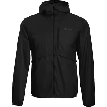 Oblečení a móda Pánská bunda Swix Pace Wind Light Hooded Jacket Black M