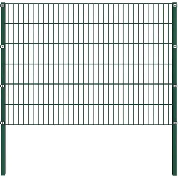 Plot Plotový panel se sloupky železný 176,5 x 120 cm zelený IM_144934