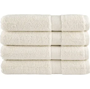 Utěrka Premium ručníky SOLUND 4 ks krémové 100 x 200 cm 600 g/m² IM_137486