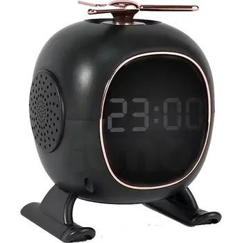 Budík Verk 27502 Aromaterapeutický Bluetooth budík s reproduktorem, černý