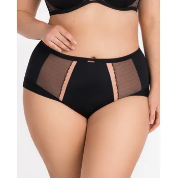 Kalhotky Černé kalhotky Gorsenia Luisse K 442/1 Luisse S-4XL Velikost: 3XL