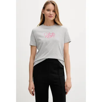 Dámské tričko Bavlněné tričko Calvin Klein Jeans LV047D210G šedá 09X, vel. XS