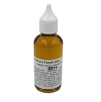 Doplněk stravy STEZA - Tinktura Fenykl plod - FORTE 10x 50 ml. + 1ks navíc jako dárek ! (Tinktura Fenykl)