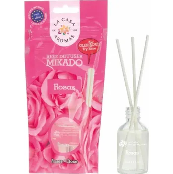 Masážní přístroj La Casa de los Aromas aromatický olej s růžovými tyčinkami 30ml