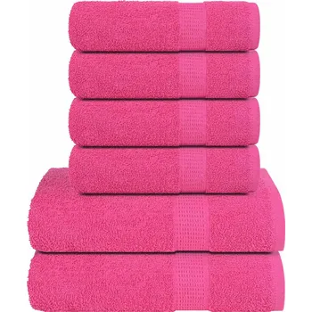 Utěrka 6dílná sada ručníků FROGN růžová 360 g/m² IM_137094