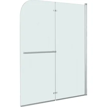 Skládací sprchový kout se 2 panely ESG 120 x 140 cm IM_144677