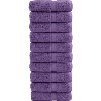 Utěrka Premium ručníky SOLUND 10 ks fialové 30 x 50 cm 600 g/m² IM_137352