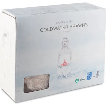 Krmivo pro rybičky Krevety mražené Divoké severní 70-90 2 kg Coldwater Prawns