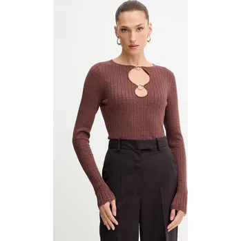 Dámský svetr Svetr Fracomina FS25WT7021K501Q7 hnědá 88X, vel. XS