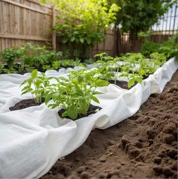 Geotextilní membrána bílá 1 x 150 m polyesterové vlákno IM_4009853