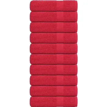 Utěrka Ručníky FROGN 10 ks červené 50x100 cm 360 g/m² IM_136928
