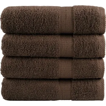 Utěrka Prémiové osušky SOLUND 4 ks hnědé 100x150 cm 600 g/m² IM_137240