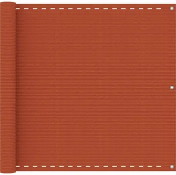 Slunečník Balkonová zástěna oranžová 90 x 400 cm HDPE IM_311021