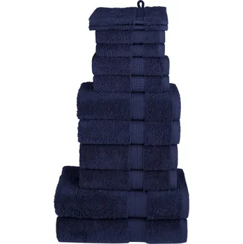 Utěrka 12dílná sada ručníků Premium SOLUND navy modrá 600 g/m² IM_137575