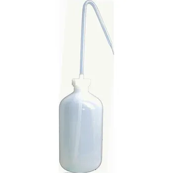Láhev Stříkací láhev 0.5 litru, plastová, průhledná, vysouvací trubice
