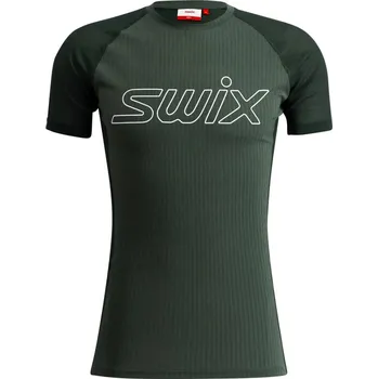 Pánské tričko Pánské tričko Swix RaceX Light SS Baselayer Pine/Forest XL