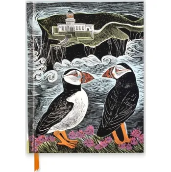 Cizojazyčná kniha Angela Harding: Fair Isle Puffins (Blank Sketch Book)