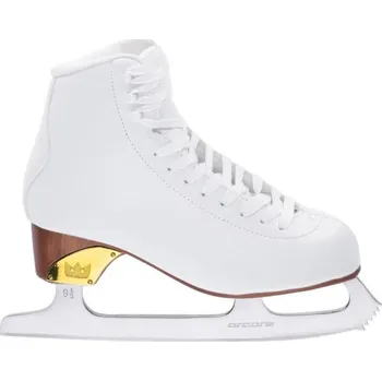 Zimní brusle Dámské lední brusle Arcore QUEEN 40 Bílá, Stříbrná, Hnědá