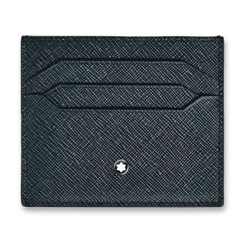 Obal na doklad Pouzdro na kreditní karty Montblanc Sartorial 6 cc, černé