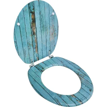 WC sedátko WC sedátko VidaXL 11 modré dřevo