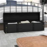 Úložná truhla masivní dřevo vintage styl 120 x 30 x 40 cm IM_245801