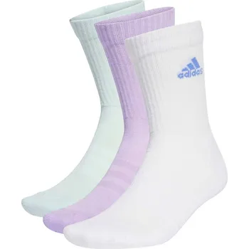 Dámské ponožky Ponožky adidas Cushioned Sportswear Crew Socks Powder Plum 3 Pack XS