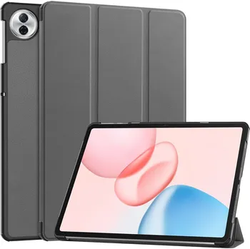 Pouzdro na tablet VSECHNONAMOBIL 121630 LEATHER Zaklápěcí kryt pro Honor Pad 10 šedý