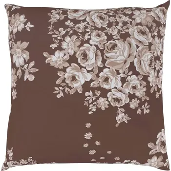 Povlak na polštářek Kvalitex Povlak na polštář saténový MELROSE - hnědé