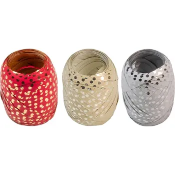 Stuha Stuha vázací metalový puntík 0,5cm/20m