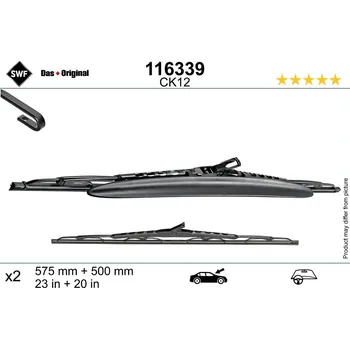 List stěrače VALEO 116339