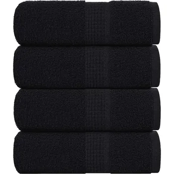 Utěrka Ručníky pro hosty FROGN 4 ks černé 30x50 cm 360 g/m² IM_136948