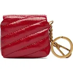 Přívěsek PINKO Airpods Love Puff Microfiber Shiny Calf AI 25-26 PCPL 105869 A370 Červená OS