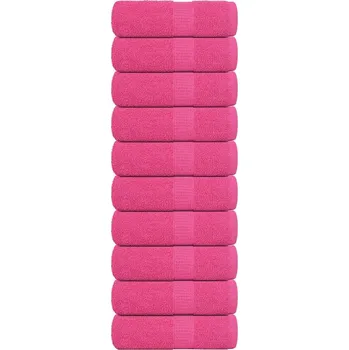 Utěrka Ručníky pro hosty FROGN 10 ks růžové 30x50 cm 360 g/m² IM_137045