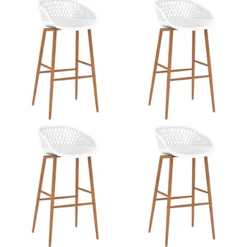 Barová židle Barové stoličky 4 ks bílé IM_248165