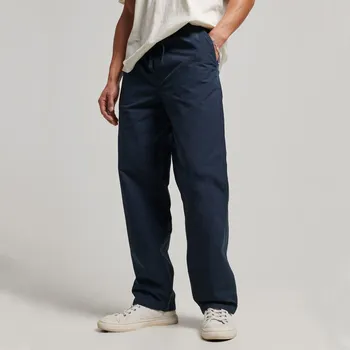 Pánské kalhoty Pánské Kalhoty SUPERDRY VINTAGE WOVEN JOGGER M7010940A98T – Tmavě modrá 36/34