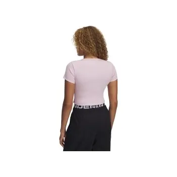 UNDER ARMOUR UNDER ARMOUR UA Rival Rib Baby Tee-PNK, Velikost XS