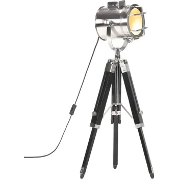 Stojací lampa Stojací lampa na stativu černá masivní mangovníkové dřevo 69 cm IM_286108