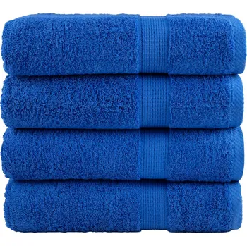 Utěrka Premium ručníky SOLUND 4 ks modré 70 x 140 cm 600 g/m² IM_137189