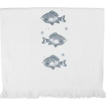 Utěrka Kuchyňský froté ručník s motivem rybiček – 40x66 cm