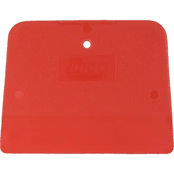 Stěrka na tmel lakýrnická, 120 x 90 mm, na rovné povrchy, plast, červená, 5 ks - COLAD